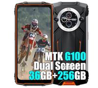 Blackview BV8200 4G Téléphone Portable Incassable 2025, 36Go+256Go/2TB, Double Écran 6.5" FDH+, Android 14 Téléphone Débloqué, 8800mAh Smartphone Incassable Etanche, NFC,OTG,GPS,2 Ans Garantie, Orange