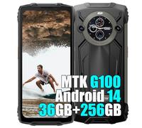Blackview BV8200 Movil Irrompible Android 14, 36GB+256GB/2TB IP68 Smartphone, 6.5" FHD+ Doble Pantalla, Linterna 170LM, 50MP+32MP, 8800mAh Teléfono Movil Resistente,NFC,GPS,OTG,2 Años Garantía, Negro