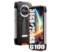 Blackview BV8200 Rugged Smartphones Libres(2025), 8800mAh/18W, 36GB+256GB/2TB Móviles Indistruttibile, G100 Octa-Core, 6.5" FHD+ 180Hz, 50MP+32MP, Fingerprint/NFC/GPS (Naranja)