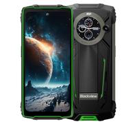 Blackview BV8200 Smartphone Resistente, Linterna de 170 lúmenes, Doble Pantalla, Helio G100 36GB+256GB, 6,5'' 120Hz 2.4K FHD+, Cámara AI de 50MP, IP68 IP69K Android 14 Móvil Antigolpes, NFC Verde