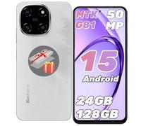 Blackview Color 6 Android 15 Telefonos Moviles, 24GB+128GB/2TB TF, MTK G81 Octa Core 2.0GHz,6,67" Super PD 50MP,4G Dual SIM Móvil, Face ID/Fingerprint/OTG/GPS/Funda de Smartphone