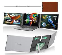 Blackview Extensión de monitor de ordenador portátil de 15,6", 16;10 100% sRGB 1200P FHD, luz azul baja, monitor portátil de trabajo con portátiles de 14 a 17,3 pulgadas, compatible con Windows/Mac