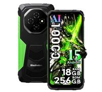 Blackview Fort 1 18+256GB Movil Irrompible 2025, Android 15 Teléfono Resistente 10000mAh 6.56" HD+ 90Hz 16MP AI Cámara TodoTerreno Dual SIM 4G NFC/GPS/5G WiFi/FM Verde