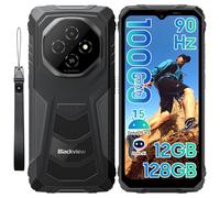 Blackview Fort 1 Android 15 Movil irrompible - Batería 10000mAh, 12GB RAM+128GB ROM/TF 2TB Mobile Rugged, 6.56" HD+ 90Hz Teléfono Movil, Gemini AI/NFC/OTG/GPS/3 Ranuras/IP68&IP69K/390g