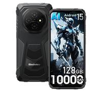 Blackview Fort 1 Móvil Irrompible 2026, 12GB+128GB/2TB Móvil Rugerizado, 6.56" HD+ 90Hz, 10000mAh Teléfono Móvil Resistente Android 15, 16MP+8MP, Dual 4G/IP68/IP69K/NFC/OTG/GPS/Gemini AI 2.0, Negro