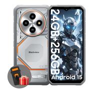 Blackview FORT 2 5G 8GB RAM 128/256GB ROM Android 15 Smartphone Rugerizado 6.56 pulgadas 90HZ Teléfono Móvil 5000mAh with case blanco