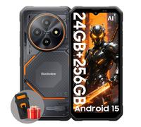 Blackview FORT 2 5G 8GB RAM 128/256GB ROM Android 15 Smartphone Rugerizado 6.56 pulgadas 90HZ Teléfono Móvil 5000mAh with case negro