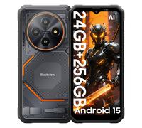 Blackview FORT 2 5G 8GB RAM 128/256GB ROM Android 15 Smartphone Rugerizado 6.56 pulgadas 90HZ Teléfono Móvil 5000mAh 8GB+256GB negro