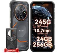 Blackview Fort 2 Android 15 Moviles Resistentes, 10.7mm Ultra Slim Móvil Rugerizado, 24GB+256GB/2TB Movil Irrompible, Gemini AI, MTK G81, 6.56" 450nit, 16MP AI Caméra, IP69K/NFC/3 Anni Garanzia/245g