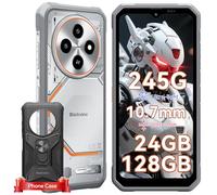 Blackview Fort 2 Movil Irrompible Android 15, Ultra Fino 10.7 mm Movil Indestructible, Gemini AI, 24(8+16) GB+128GB, 6.56" HD+ 90 Hz, 5000 mAh IP69K Impermeable, Cámara 16 MP+13 MP, 4G/NFC/OTG/GPS