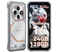 Blackview Fort 2 Movil Irrompible Android 16, Ultra Fino 10.7 mm Movil Indestructible, Gemini AI, 24(8+16) GB+128GB, 6.56" HD+ 90 Hz, 5000 mAh IP69K Impermeable, Cámara 16 MP+13 MP, 4G/NFC/OTG/GPS