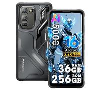 Blackview Fort 5 Móvil Irrompible Android 16, 36GB+256GB/TF 2TB AI Teléfono Móvil, 6.78" FHD+120Hz, 108MP+50MP visión Nocturna, 5000mAh Carga Inalámbrica 15W, Móvil Rugerizado IP69K/OTG/NFC/Negro