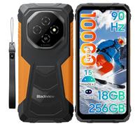 Blackview FORT1 Móvil irrompible Android 15, 256GB+18GB (TF 2TB) Móvil Rugerizado,10000mAh Batería - 6.56" HD+ Teléfono Movil, AI Camera, Face ID/Dual SIM/NFC/OTG/390g/Gemini AI Movil Indestructible