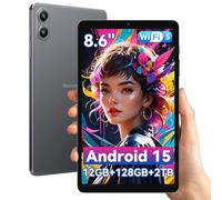 Blackview Link2 8 Pulgadas Tablet Android 15, 1340 x 800 Tableta PC, 12GB RAM + 128GB ROM/1TB TF, Gemini AI 2.0, Face ID, Widevine L1/WiFi 5G/5000mAh/8MP + 5MP/GPS/OTG/OTA/Bluetooth 5.0