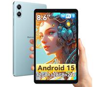 Blackview Link2 8 Pulgadas Tablet Android 15, 1340 x 800 Tableta PC, 12GB RAM + 128GB ROM/1TB TF, Gemini AI 2.0, Face ID, Widevine L1/WiFi 5G/5000mAh/8MP + 5MP/GPS/OTG/OTA/Bluetooth 5.0