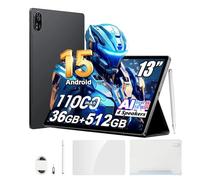 Blackview Mega8 13 Pulgadas Tablet Android 15, 36GB+512GB/2TB Juegos Tablet, Altavoces Quad-Box, 2K FHD+, 4G LTE 5G WiFi, 11000mAh, 50MP Cámara, Modo PC,OTG,Hall, Bolígrafo Inteligente+Funda, Nergo