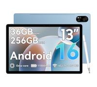 Blackview MEGA8 Android 16 Tablet 13 Pulgadas,36GB RAM+256GB ROM,90Hz 2K FHD Großes Display,4G LTE + 5G WiFi Gaming Tablet PC,Octa Core T620,50MP+13MP Dual AI Camera,11000mAh Akuu,Face ID
