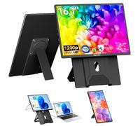 Blackview Monitor Portatil 16,1" FHD 1200P, Ultraligero Pantalla Portatil con Soporte Magnético 360°, Extensión de Pantalla para Portátiles 13-17,3", Plug & Play para Windows/Mac/PC/Xbox/PS5