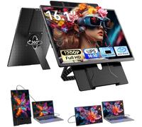 Blackview Monitor Portátil Ultra Delgado FHD 1200P, Soporte Magnético Rotativo 360°, Pantalla Extendida Laptop para Viaje & Oficina, Plug & Play - Compatible con Windows/Mac/PC/PS5
