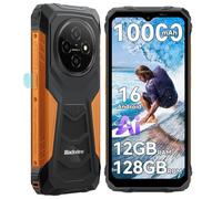 Blackview Movil Irrompible, Batería 10000mAh Movil Resistente 12GB RAM+128GB ROM/TF 2TB Mobile Rugged, 6.56" HD+ 90Hz Teléfono Movil, NFC/OTG/GPS/3 Ranuras/IP68&IP69K/390g/3Años Garantía