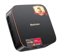 Blackview MP20 Mini PC AMD Ryzen AI W-11 Pro (Defeat N95/N150), 16GB RAM 512GB SSD Mini Ordenador de Sobremesa, 4K@60Hz UHD, USB 3.2+HDMI+DP+RJ45 para Negocios/Escuela/Oficina-Garantía de 3 años