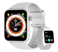 Blackview Reloj Inteligente Hombre Mujer, 1.85" Smartwatch con Llamadas Bluetooth, Oxímetro(SpO2)/Pulsómetro/Monitor de Sueño/Podómetro, 100+ Modos Deportivos Pulsera Actividad para Android iOS