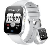 Blackview Reloj Inteligente Hombre Mujer - Llamadas Bluetooth y Notificación Mensajes, 1,91" Smartwatch con Linterna LED, SpO2, Pulsómetro, Sueño, Podómetro, Pulsera Actividad con 100 Modos Deportivos