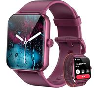 Blackview Reloj Inteligente Mujer con Llamadas Bluetooth, Pulsómetro/Oxímetro/Sueño/Podómetro, 1.85" Smartwatch con Whatsapp Mensajes, 100 Modos Deportivos, Pulsera Actividad para Android iOS