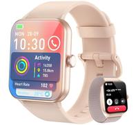 Blackview Reloj Inteligente Mujer con Llamadas Bluetooth, Pulsómetro/Oxímetro/Sueño/Podómetro, 1.85" Smartwatch con Whatsapp Mensajes, 100 Modos Deportivos, Pulsera Actividad para Android iOS