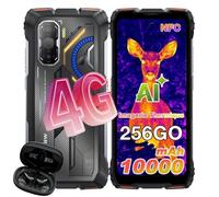 Blackview Rock 3 4G 8GB 256GB 6.78" Negro Incluye auriculares