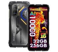 Blackview Rock 3 Android 16 Móvil Irrompible Cámara Térmica, 32GB+256GB/2TB AI Móvil Rugerizado, 6.78" FHD+120Hz, 108MP+50MP, Linterna 400 lúmenes, 10000mAh Carga Inalámbrica 15W/IP68/OTG/NFC/Negro