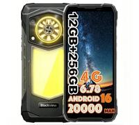 Blackview Rock 5 4G 12GB Negro 256GB 6,78" batería prolongada