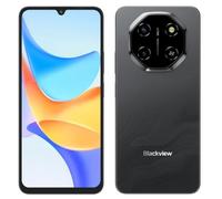 Blackview Shark 6 5G Teléfono Inteligente con IA, 24GB+128GB, Pantalla 6.88" HD+ 120Hz, 3 Asistentes IA Integrados, Cámara 16MP+8MP, Dual 5G Dual SIM, Android 15 Smartphone Móvil Libre, NFC, Negro