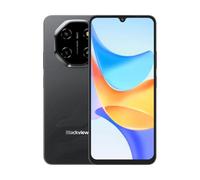 Blackview Shark 6, Pantalla 6,88″ HD+ 120 Hz IPS AI Display, 24GB RAM + 128GB (expandible hasta 2TB), Cámara 16+2+8 MP, NFC/Dual 5G/Wi-Fi/GPS, 2 años de garantía, Negro Fantasma