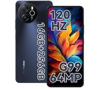 Blackview Shark 8 teléfono móvil 256GB, 6.78" FHD+ pantalla, 5000mAh batería Android Smartphone, 64MP+13MP AI Cámaras, Smartphone desbloqueado NFC/Dual SIM/GPS/Face ID/Fingerprint 2 años Garantía 2025