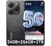 Blackview Shark 9 5G Smartphone Android 14 24GB+256GB/2TB,50MP+8MP+2MP Movil, 6.67" 90Hz 700nits, 5000mAh(18W), Face ID/Fingerprint/FM/NFC/Super PD/2.7Ghz 8 Núcleos Telefonos Moviles Libres