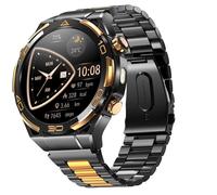 Blackview Smartwatch -GPS, AI, Linterna, Brújula, AMOLED 1.43" Reloj Inteligente Hombre -Monitor de Frecuencia Cardíaca/Presión Arterial, Llamadas Bluetooth, 100+ Modos Deportivos, Android/iOS, Negro