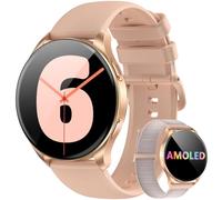 Blackview Smartwatch, Llamadas Bluetooth, Pantalla AMOLED de 1.43 Pulgadas, SpO2/Pulsómetro/Monitor de Sueño, Reloj Inteligente Mujer 100+ Modos Deportivos, Whatsapp Mensaje, Android & iOS