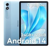 Blackview Tab 90 Tablet 11 Pulgadas Android 14 Tablet, 24GB RAM +128GB ROM/TF 2TB, Dual 4G LTE & 5G WiFi, Widevine L1, Octa-Core Gaming Tablets, 8200mAh, Doble Cámara 13MP+8MP, Face ID, BT5.0