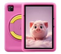 Blackview Tab A6 Kids, 12GB+128GB(1 TB Externo), Tablet Android 14 para Niños, Control Parental, 10,1" HD+ IPS Display, Batería 5100mAh, Cámara 5MP+8MP, WiFi 6 Bluetooth, Altavoces Dual Box Rosa