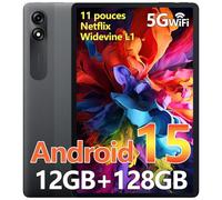 Blackview Tab90 Tableta WiFi de 11 Pulgadas: Android 15 GMS, 12 GB RAM (4+8Exp) 128 GB (2TB TF), 8200 mAh de Durabilidad, 5G WiFi BT 5.0
