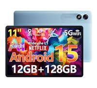 Blackview Tab90 WiFi Android 15 Tablet de 11 pulgadas, 12 (4+8 expansión) GB RAM 128 GB de espacio de almacenamiento (2 TB TF), pantalla grande Widevide L1, Octa-core T606, batería de 8200 mAh, 5G