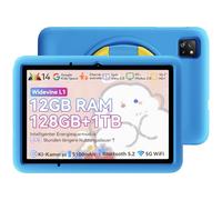 Blackview TabA6Kids Tablet Android 14, 12 GB de RAM + 128 GB de ROM (1 TB TF), Tableta de 10 Pulgadas, WiFi 6, Widevine L1, 5100 mAh, Modo de Pantalla Dividida, Controles parentales, 5 MP + 8 MP