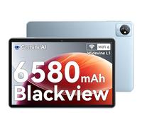 Blackview Tablet 10 Pulgadas,Gemini AI Tableta,6580 mAh Battery, Widevine L1,WiFi 6,IPS HD+, Type-C, Dual Cámara, Google GMS, 12GB+64GB/2TB,2.0GHz Quad-Core,3.5 mm Jack/GMS/BT5.0