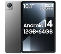 Blackview Tablet 10 Pulgadas Tableta Android 14, 12GB+64GB/2TB, WiFi 6, 6580 mAh Battery, Widevine L1, IPS HD+, Type-C, Dual Cámara, Google GMS, 2.0GHz Quad-Core,3.5 mm Jack/GMS/BT5.0