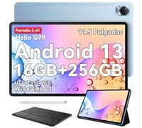 Blackview Tablet 12 Pulgadas MEGA1, Helio G99 Octa Core, 16GB RAM 256GB ROM Android 13 Tablets, 2.4K FHD+ Gaming Tableta, 50MP+13MP/8800mAh 33W/4G LTE+5G WiFi/Widevine L1(Netflix)/GPS/GMS/BT5.0/OTG
