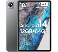Blackview Tablet,Android 14 de 10 Pulgadas Tableta,Tab70Wifi 12GB+64GB/2TB, WiFi 6, 6580 mAh Battery, BT5.0, Type-C, Dual Cámara, Google GMS, 2.0GHz Quad-Core, IPS HD+,3.5 mm Jack/GMS/Widevine L1