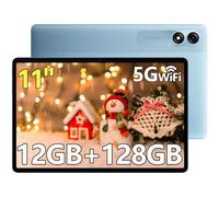 Blackview Tablet Android 14 de 11 pulgadas, 90 WiFi con 12 GB + 128 GB de almacenamiento (se expande a 2 TB), CPU Unisoc T606, 8200 mAh, pantalla IPS, Widevine L1, 5G WiFi, cámaras de 13 MP + 8 MP/ID