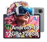 Blackview Tablet Android 15 Tab 60 WiFi 10 Pulgadas, PC Tablet, 12GB RAM + 128GB ROM/2TB TF, WiFi 6 Widevine L1, PC Mode 5100 mAh Batería Tablet Gaming Dual Cámara 8MP+5MP/WPS Suite/HD IPS