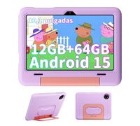 Blackview Tablet para Niños 10 Pulgadas, Android 15 Tablet Infantil, 12GB RAM + 64GB ROM/2TB TF, Control Parental, Gemini AI 2.0, 8MP + 5MP, 6000mAh, Face ID, Widevine L1/5G WiFi/GMS/GPS/Bluetooth 5.0